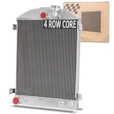 Radiator Replacement For 1928 1931 Ford Model A L Head Aluminum 4 Row Radiator Replacement For 1928 1931 Ford Model A L Head Aluminum 4 Row