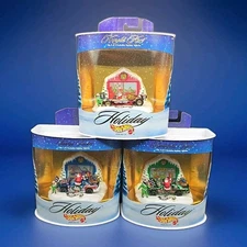 All 3 - 1998 Mattel Hot Wheels Santa's Stocker, Rudolphs Racer & Kringles Kart 