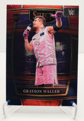 2022 Panini Select WWE Red & Blue #78 Grayson Waller Rookie wrestling card