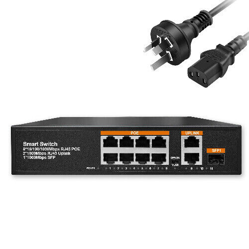 Full Gigabit POE Network Ethernet Switch Unmanaged Hub 120W 8 POE - 第 15/20 張圖片