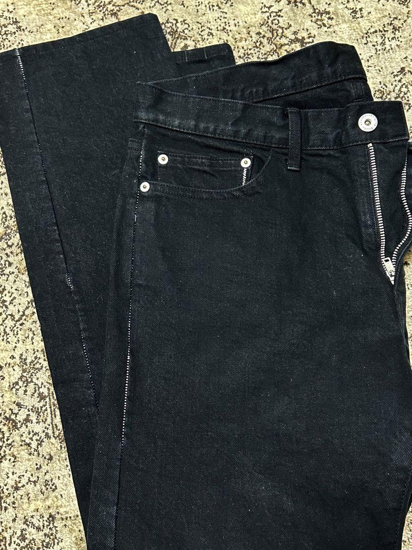 Comme Des Garcons Homme Black Denim Hj-P018 Size JP-M Japan Original Authentic D Comme Des Garcons Homme Black Denim Hj-P018 Size JP-M Japan Original Authentic D