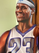 LeBron James Rare 2006 Coca Cola Powerade MountainBlast 6' Cardboard cutout 