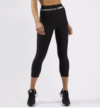 Adam Selman Sport XL-XXL Hi Rise Capri Leggings Black  Athletic Workout Running