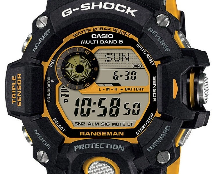 CASIO G-SHOCK RANGEMAN GW-9400YJ-1JF Black Yellow MASTER of G Radio Solar Watch