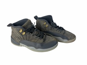 jordan 12 gray suede