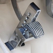 Stainless Steel Brake Pedal Lock Security Car Auto Clutch Lock Anti-theft W/3Key