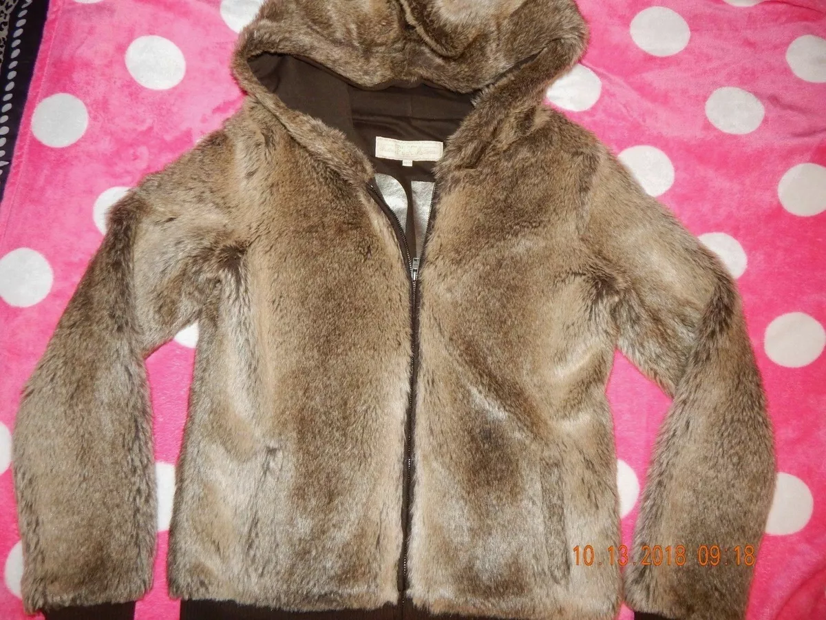 Pink furry hotsell jacket victoria's secret