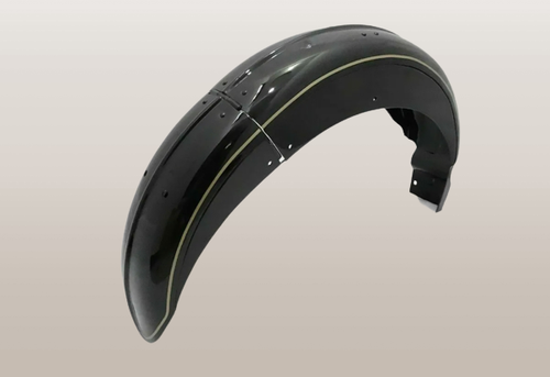 FIT FOR AJS Black Steel Mudguard Set - Bild 3 von 7