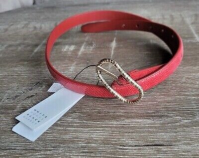 White House Black Market red & black reversible belt size Small s-l400.jpg main image 4