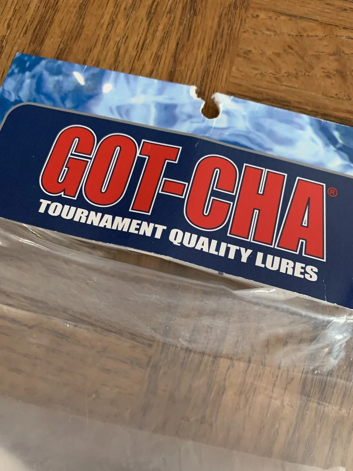 Paquete de 3 señuelos Got-Cha Shad Body blancos (falta 1) Foto 2 de 4