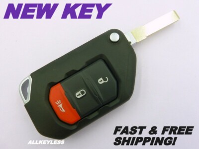 OEM JEEP WRANGLER GLADIATOR 2018-2025 Keyless Remote UNCUT FLIP
