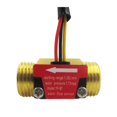 1pcs G1/2 DC5～18V Water Flow Sensor Switch  1.75MPa Copper Shell new
