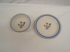 Oneida Set of Children's Humpty Dumpty Bowl Plate c 1994 USA VGC