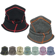 Winter Soft Fleece Face Mask Scarf for Men Women Cold Weather Skiing Cycling
