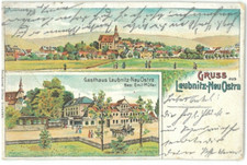 Ansichtskarte Leubnitz-Neuostra (Dresden) - Gasthaus Leubnitz-Neuostra - 1904