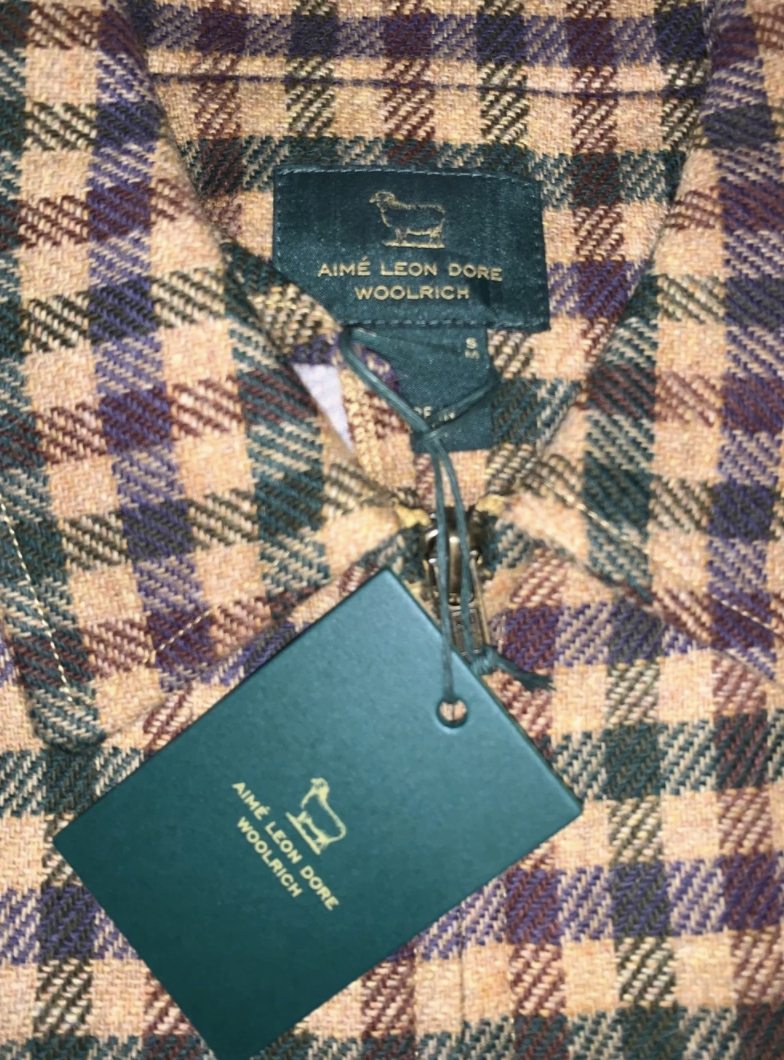 Aime Leon Dore x Woolrich Wool Flannel Overshirt Woolen Aime Leon Dore x Woolrich Wool Flannel Overshirt Woolen