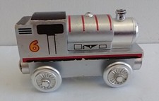 Thomas 60th Anniversary Percy 6 Silver Played Condition Scuffs Paint Loss