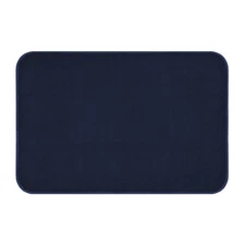 SKID-RESISTANT RUG living area carpet kitchen floor mat NAVY BLUE