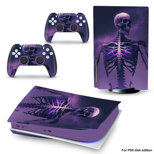 Skulls Horror PS5 Disk Skin Sticker Aufkleber Decal Wrap Controller Console - Bild 4 von 9