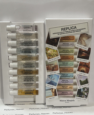 Maison Margiela REPLICA 100ml その他まとめ売り MAISON MARGIELA Replica MEMORY BOX Discovery Set 10pc Sample KIT
