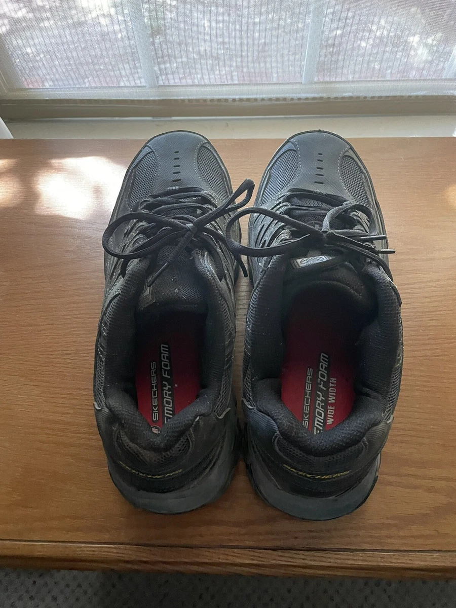 Skechers steel shop toe wide width