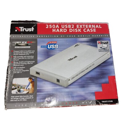 Trust 250a usb2 externe Festplattengehäuse.Neu.