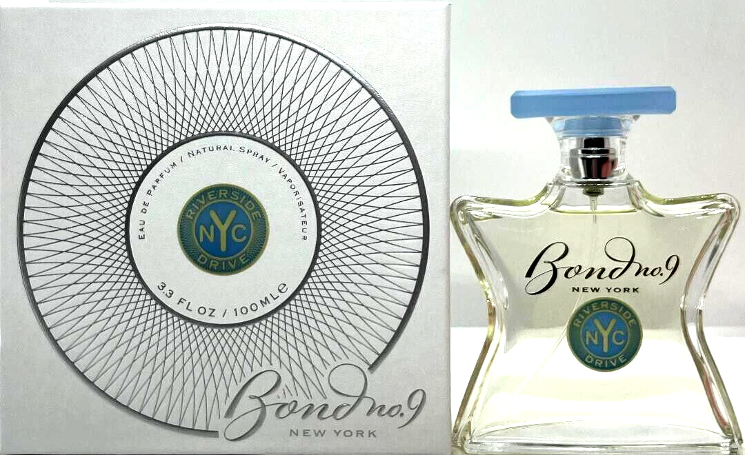 Bond No 9 Riverside Drive Eau De Parfum Spray Men 3.3 Oz / 100 ml