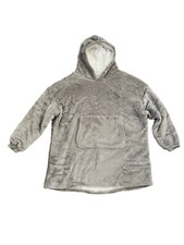 HOODIE SWEATSHIRT Wearable Comfy Blanket With Hood Sleeves Large Pocket Sherpa