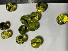 Czech Fire Polished Beads 14mm 16mm