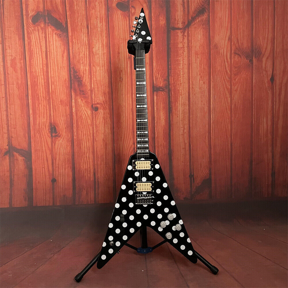 FERNANDES FV-105RR Polka Dot V Made in Japan Randy Rhoads FERNANDES FV-105RR Polka Dot V Made in Japan Randy Rhoads