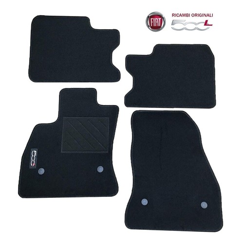 Tappeti Originali Fiat Tipo 5P SW - Moquette Nera Con Logo Ricamato, 4 Pezzi - Foto 5