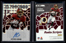 2020 Panini Mosaic Football Silver Mosaic Rookie Scripts AUTO Antonio Gibson