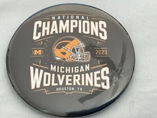 University Michigan Football 2023 National Championship Button/Pin