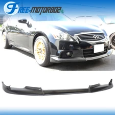 Fits 10-13 Infiniti G37 4Dr Sports OE Style Front Bumper Lip Spoiler Urethane
