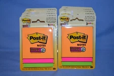Lot Of 10 3M COMPANY 3PK RioDe Post It Notes 3321-SSAU, Each Has 135