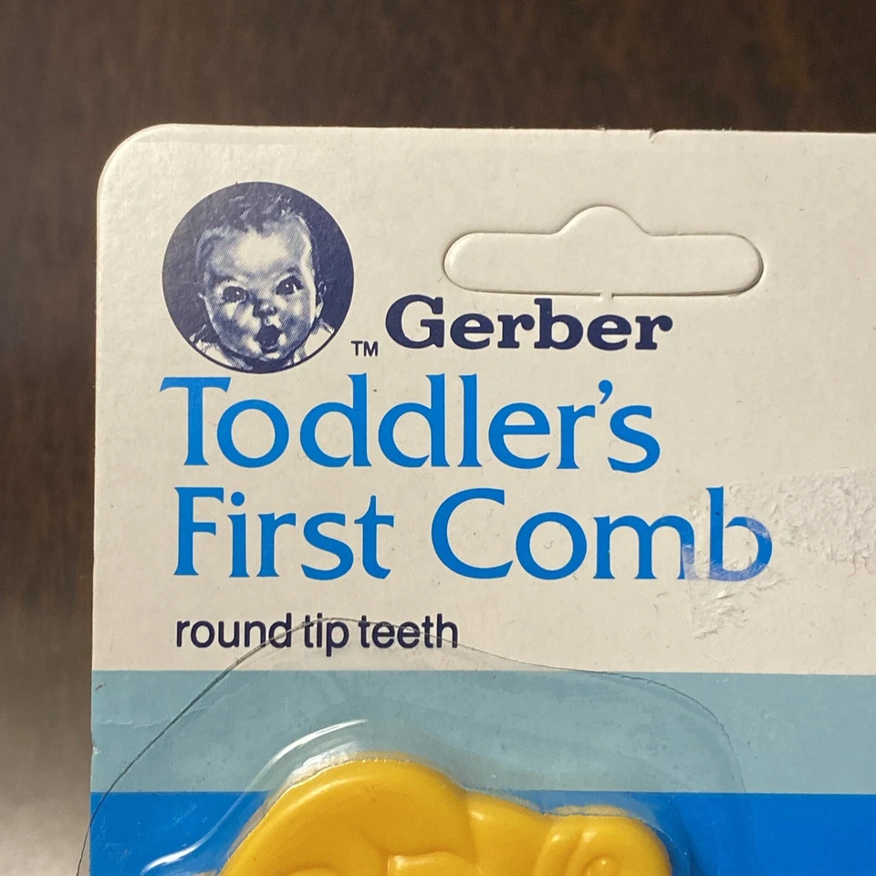 Cepillo de pelo Gerber Baby DE COLECCIÓN - PRIMER PEINE PARA NIÑOS PEQUEÑOS - Caballo Pony Años 80 NUEVO NOS Foto 4 de 4