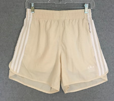 NEW Adidas Originals Mens XS Tan White Classics Sprinter Shorts MSRP 45.00