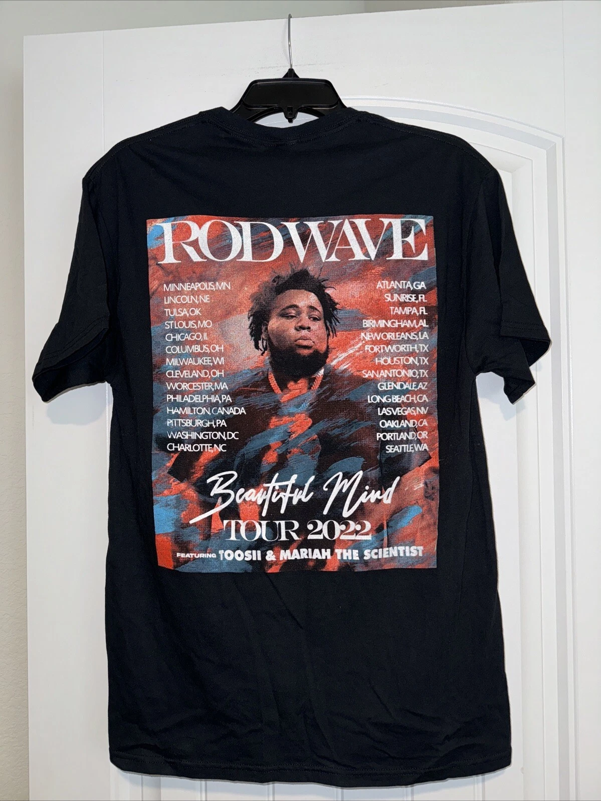 Rod Wave Beautiful Mind Tour Concert Shirt