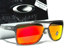 NEW Oakley CASTEL Matte Smoke Grey Frame PRIZM Ruby Mirror Lens Sunglass 9147-05