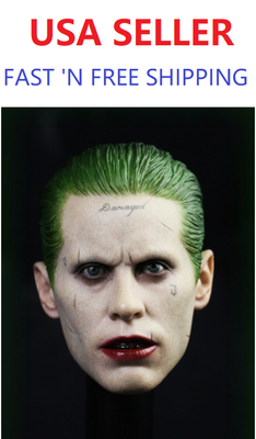 IN STOCK 1/6 SCALE Joker Head Sculpt Jared Leto Suicide Squad