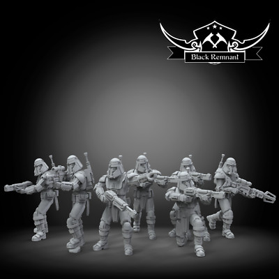 Sith Commando Squad (SWTOR) - Star Wars Legion Scale - 3D Print Resin (inkl. Bases)