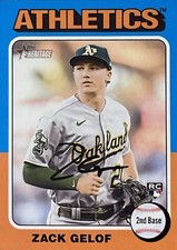 2024 Topps Heritage #346 Zack Gelof Rookie Oakland Athletics RC
