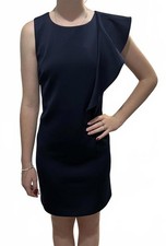 NWT, Vince Camuto Midnight Asymmetrical Dress Navy, Size 10P