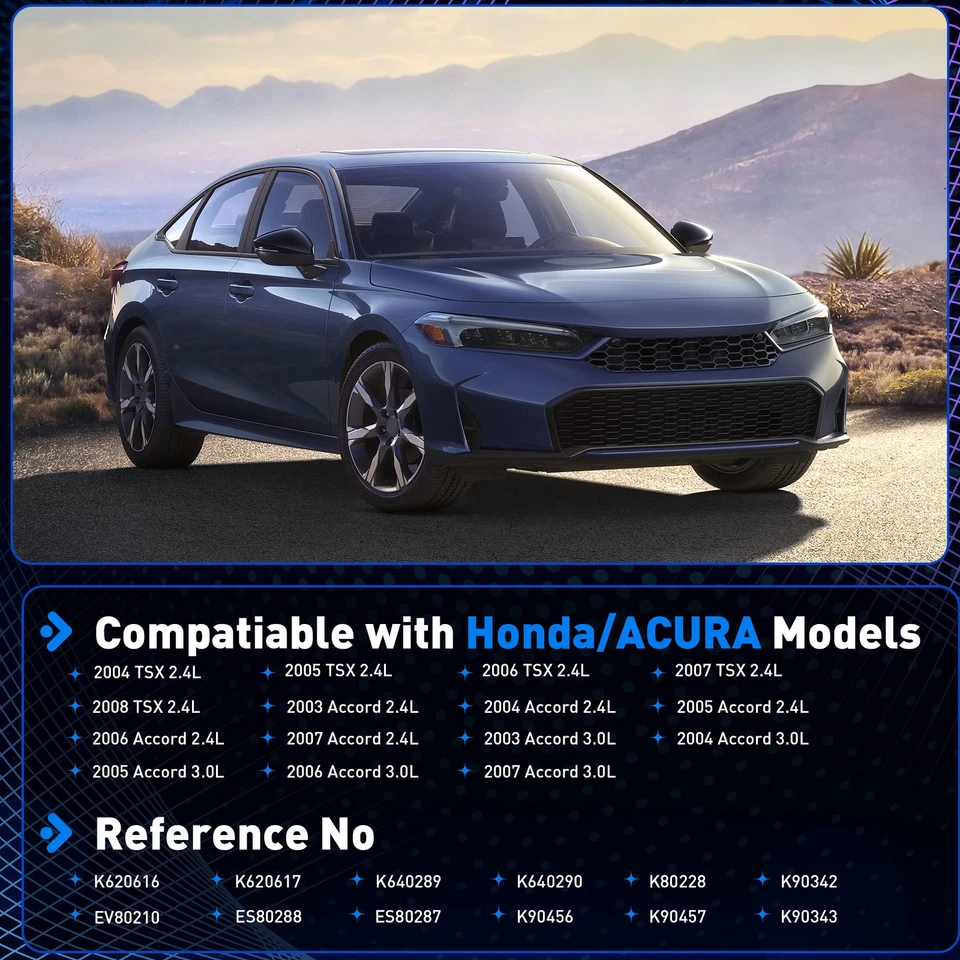 Brazo de control inferior delantero con kit de eslabones de barra estabilizadora Honda Accord/Acura TSX (2003-2007) Foto 2 de 4