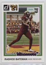 2021 Panini Chronicles Draft Picks Donruss Retro Pink Rashod Bateman #43 11ur
