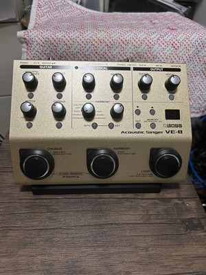 Boss VE-8 Acoustic Singer Effects Processor Pedal Excellent Used Good Condition