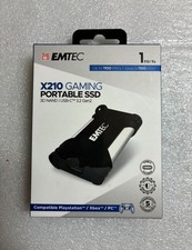 Neuf 1Tb 1To Disque dur externe portable ssd Emtec X210 Usb c 3.2 et Thunderbolt