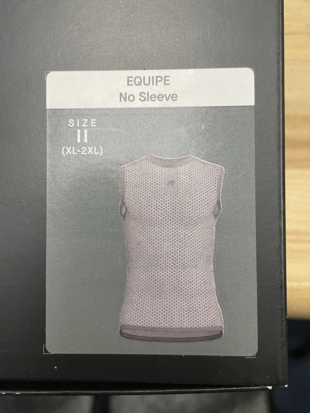 Assos Equipe Base Layer Ice Grey No Sleeve Size 2