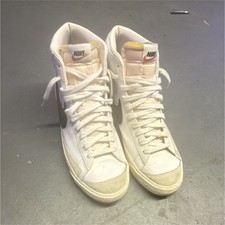 Nike Blazer Men s Mid Top Sneakers White/Blac...