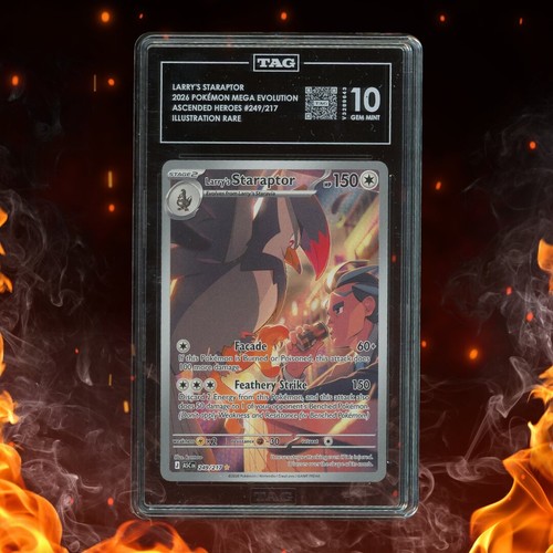 Larry's Staraptor graded TAG 10 for sale on eBay